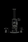 Evolution Super Cell Straight Hybrid Dab Rig with Tire Perc