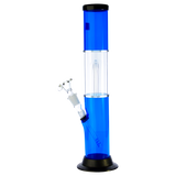 Acrylic Bong with Arched Perc Glass Downstem and Herb Bowl