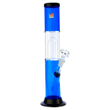 Acrylic Bong with Arched Perc Glass Downstem and Herb Bowl