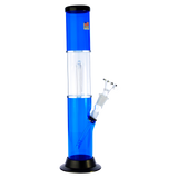 Acrylic Bong with Arched Perc Glass Downstem and Herb Bowl