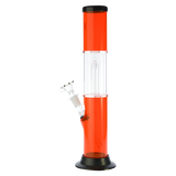 Acrylic Bong with Arched Perc Glass Downstem and Herb Bowl