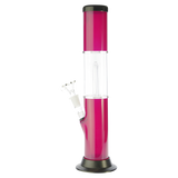 Acrylic Bong with Arched Perc Glass Downstem and Herb Bowl