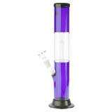 Acrylic Bong with Arched Perc Glass Downstem and Herb Bowl