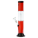 Acrylic Bong with Arched Perc Glass Downstem and Herb Bowl