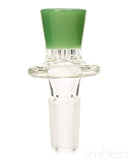 Blazing Blue Glass 14mm Honeycomb Screen Slide