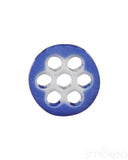 Blazing Blue Glass Glass Honeycomb Screen