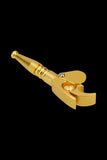 Metal Hand Pipe with Swivel Lid and Bottle Opener