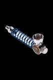 Metal Hand Pipe with Spring Stem and LED Light