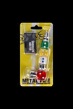 Colored Dice Metal Pipe and Screens Gift Set