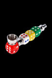 Colored Dice Metal Pipe and Screens Gift Set