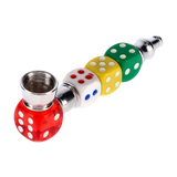 Colored Dice Metal Pipe and Screens Gift Set