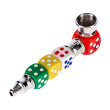 Colored Dice Metal Pipe and Screens Gift Set