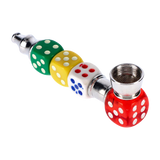 Colored Dice Metal Pipe and Screens Gift Set