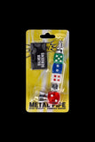 Colored Dice Metal Pipe and Screens Gift Set