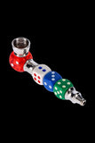 Colored Dice Metal Pipe and Screens Gift Set