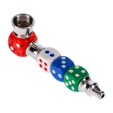 Colored Dice Metal Pipe and Screens Gift Set