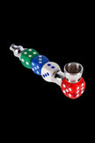 Colored Dice Metal Pipe and Screens Gift Set