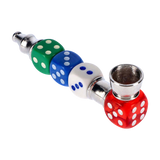 Colored Dice Metal Pipe and Screens Gift Set