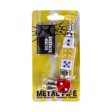 Colored Dice Metal Pipe and Screens Gift Set