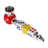 Colored Dice Metal Pipe and Screens Gift Set