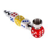 Colored Dice Metal Pipe and Screens Gift Set