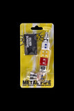 Colored Dice Metal Pipe and Screens Gift Set