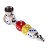 Colored Dice Metal Pipe and Screens Gift Set