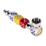 Colored Dice Metal Pipe and Screens Gift Set
