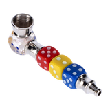 Colored Dice Metal Pipe and Screens Gift Set