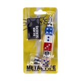 Colored Dice Metal Pipe and Screens Gift Set