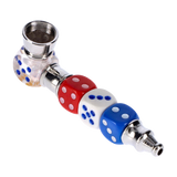 Colored Dice Metal Pipe and Screens Gift Set