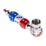 Colored Dice Metal Pipe and Screens Gift Set