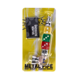 Colored Dice Metal Pipe and Screens Gift Set