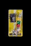 Colored Dice Metal Pipe and Screens Gift Set