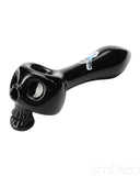 Chameleon Glass Bone Head Skull Hand Pipe