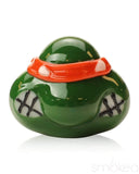 Chameleon Glass "Masked Turtles" Spoon Pipe