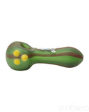 Chameleon Glass Pin Stripe Spoon Hand Pipe