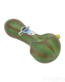 Chameleon Glass Pin Stripe Spoon Hand Pipe