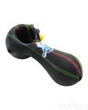 Chameleon Glass Pin Stripe Spoon Hand Pipe