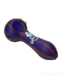 Chameleon Glass Pin Stripe Spoon Hand Pipe