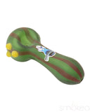 Chameleon Glass Pin Stripe Spoon Hand Pipe