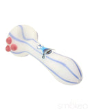 Chameleon Glass Pin Stripe Spoon Hand Pipe