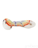 Chameleon Glass Rainbow Splat Spoon Hand Pipe