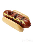 Empire Glassworks Hot Dog Hand Pipe