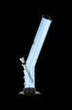 Acrylic Bubble Grip Bong with Bent Tube - Ice Blue
