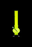 Acrylic Straight Bubble Base Bong with Raised Grips