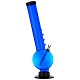 Acrylic 420 Puck Base Layback Bong - Raised Grip