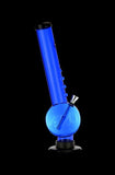 Acrylic 420 Puck Base Layback Bong - Raised Grip