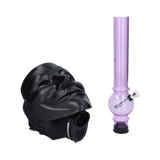 Anonymous Gas Mask Bong with Acrylic Bubble Tube