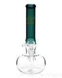 Glowfly Glass 12" Color Zig Zag Bong